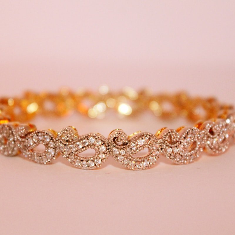 Antique Gold Kada Set